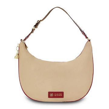 Kipling Hania Classic Shoulder Bags Natural Beige Combo | AU 1417AH